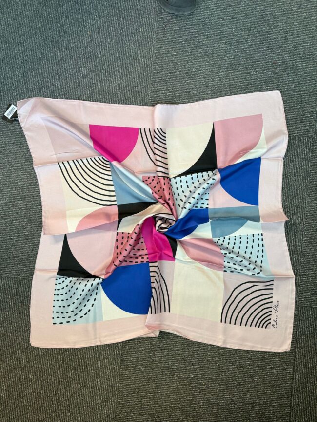 Twil İpek Eşarp-321659-Pudra-Mavi