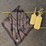 Naturel Pamuk İpek Eşarp-545658-Mercan Dalgası