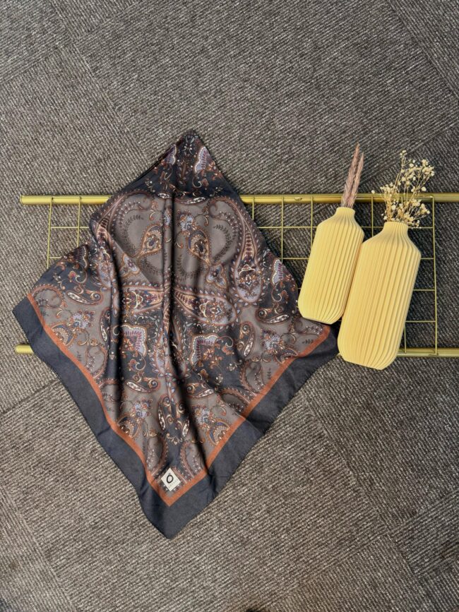 Naturel Pamuk İpek Eşarp-545658-Mercan Dalgası