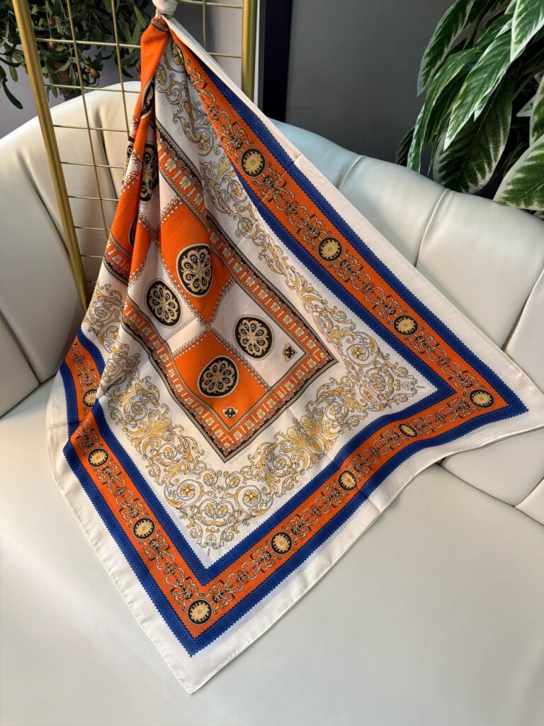 Versace Pamuk Soft Şal 61535 - Turuncu