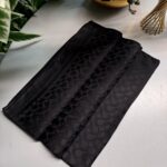 Dolunay Desen İpeksi Jakar Şal-75523- Siyah