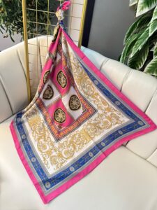 Versace Pamuk Soft Şal 61535 - Fuşya