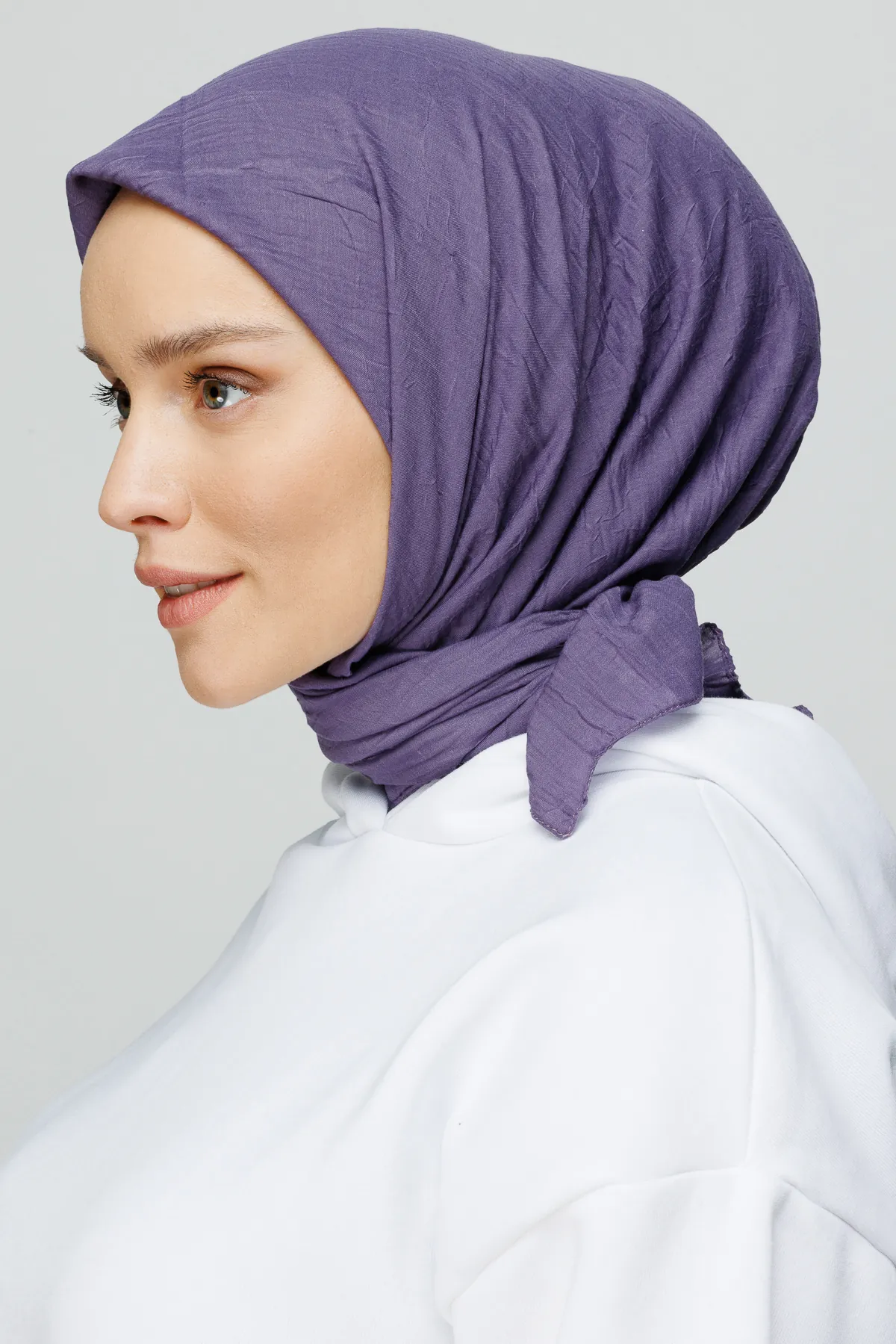 Organic Bambu Eşarp-Lavanta - Görsel 3