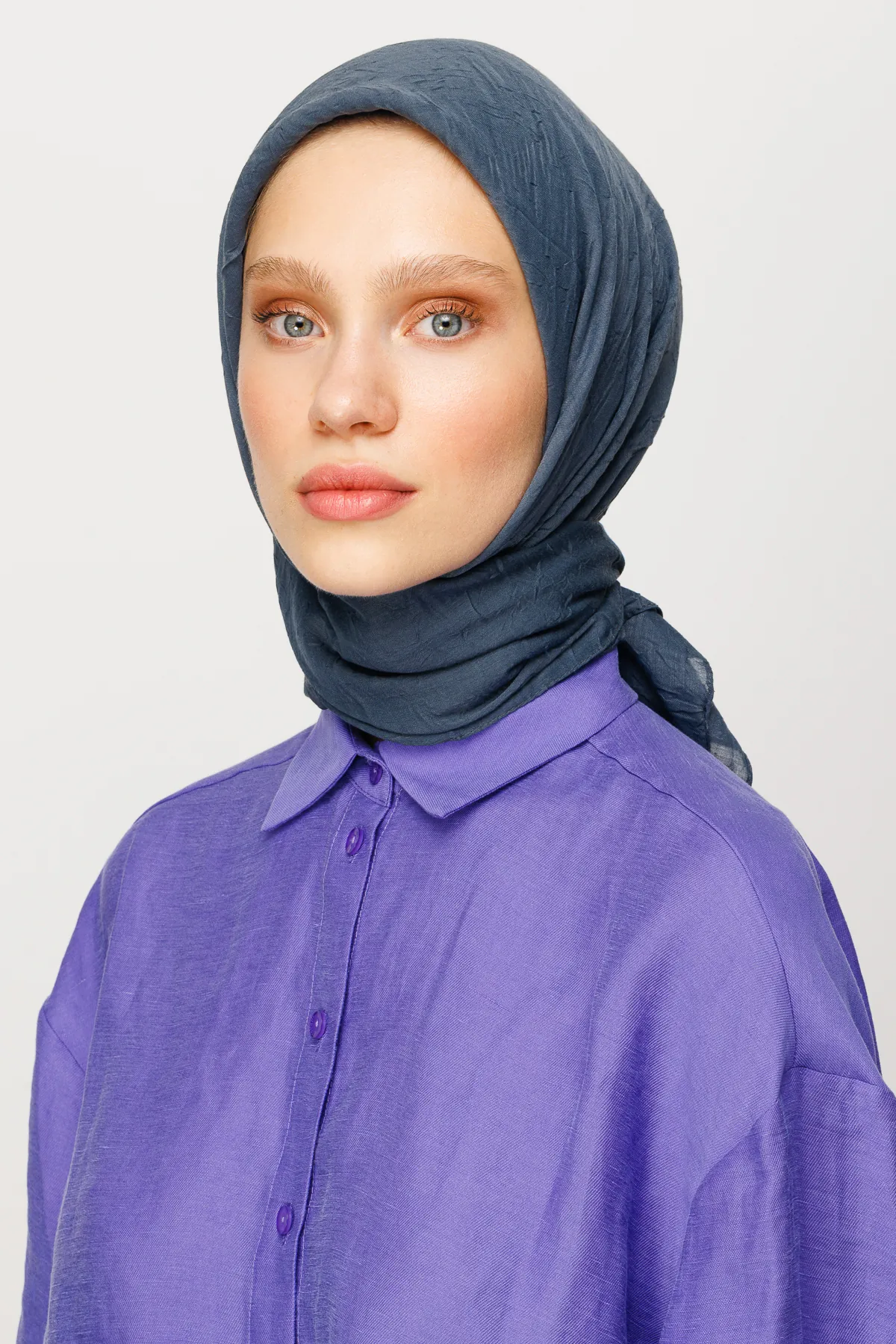 Organic Bambu Eşarp-Antrasit