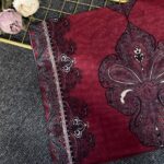 Bohem Ruh Pamuk Şal-678456- Bordo