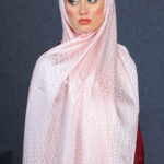 Fendi  İthal Yün  İpek Şal Tam Set Kutulu Sertifikalı-Pudra