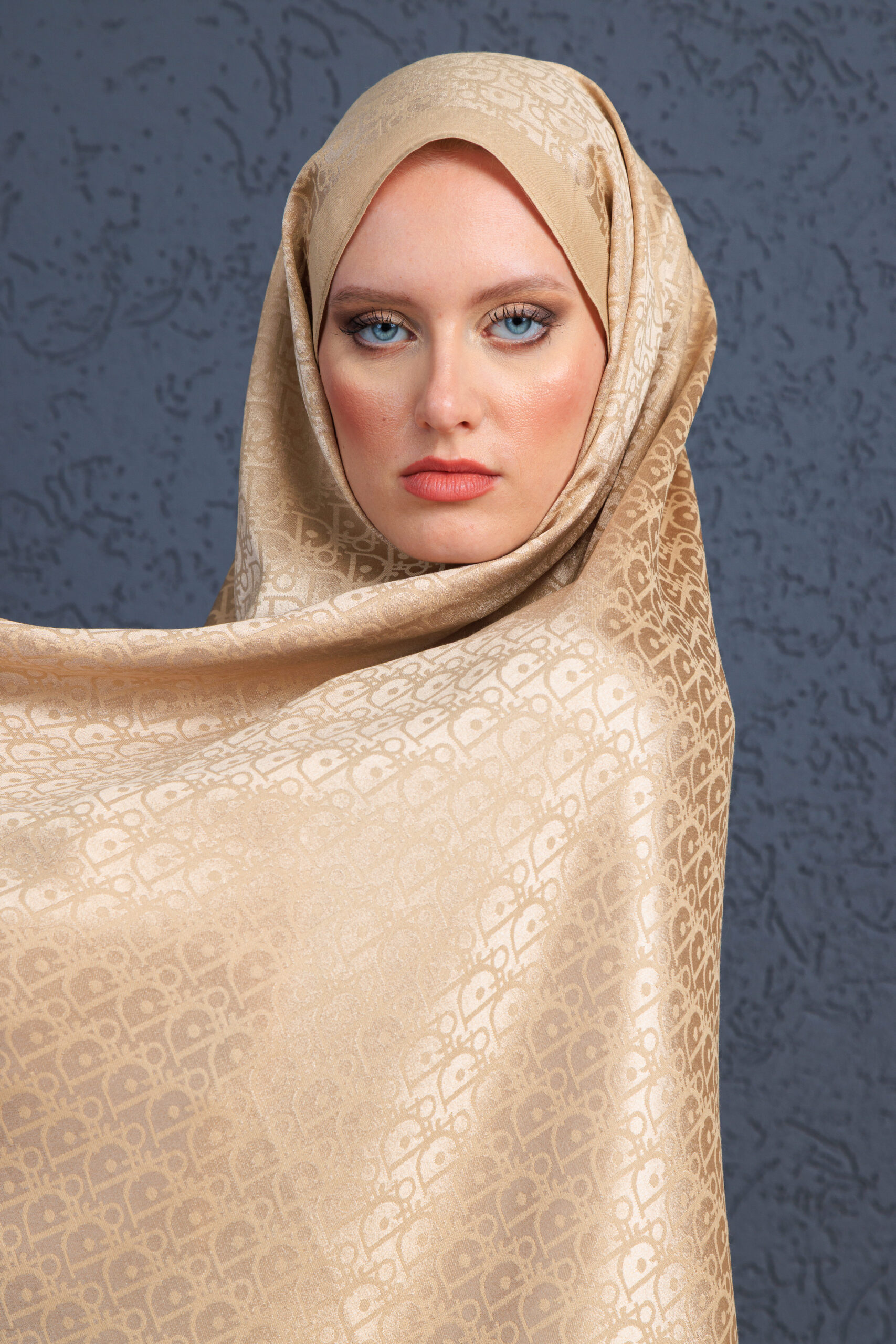 Dior  İthal Yün  İpek Şal Tam Set Kutulu Sertifikalı-Gold - Görsel 2