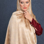 Gucci İthal Yün  İpek Şal Tam Set Kutulu Sertifikalı-Gold