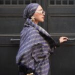 Guess Desen Kendinden Dokulu Desenli İtalyan Şal-10011-Vizon