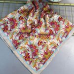 Mimoza Desen Vual İpek Eşarp-6203408-Fuşya