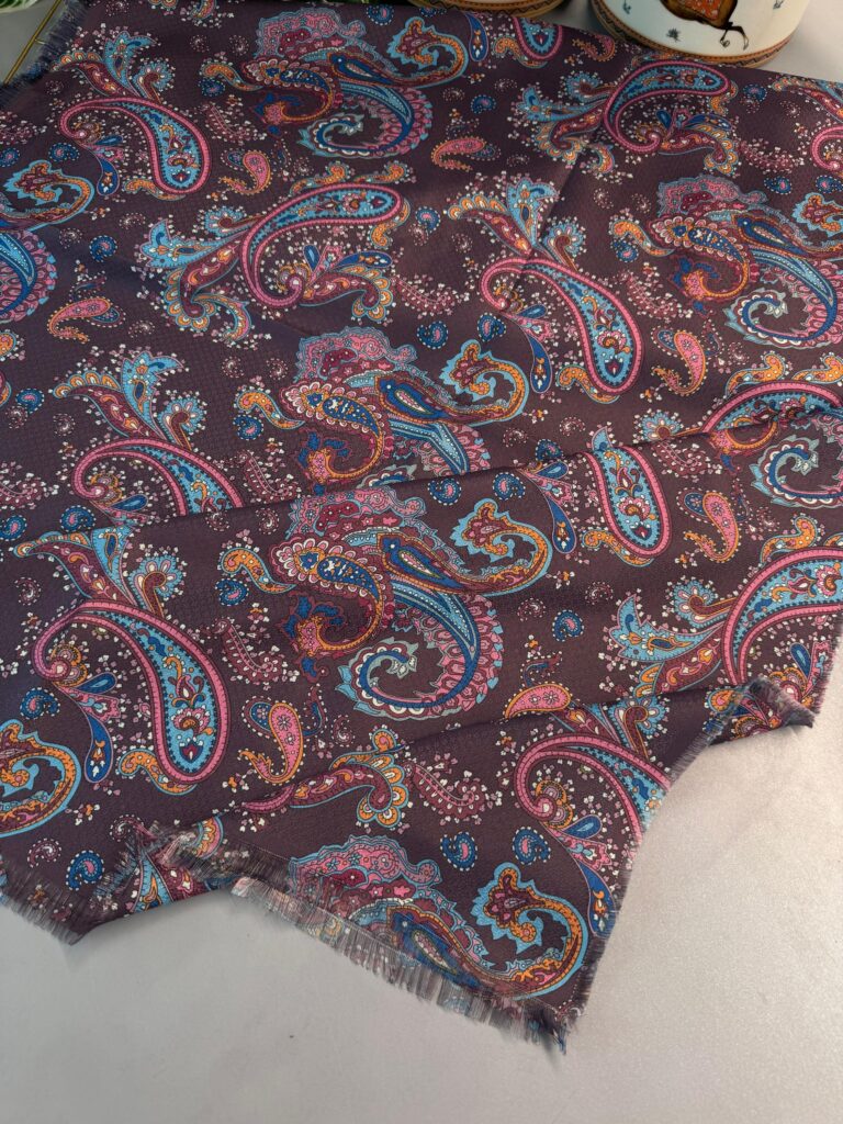 Etno Noir Naturel Pamuk Şal-202452-Pembe