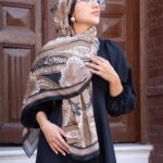 SAHRA DESEN PAMUK İPEK ŞAL-10005-GOLD