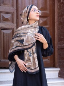 SAHRA DESEN PAMUK İPEK ŞAL-10005-GOLD