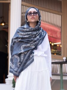 SAHRA DESEN PAMUK İPEK ŞAL-10005-ÇAM YEŞİLİ