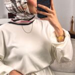 Burberry Vual İpek Eşarp-6203162-Camel