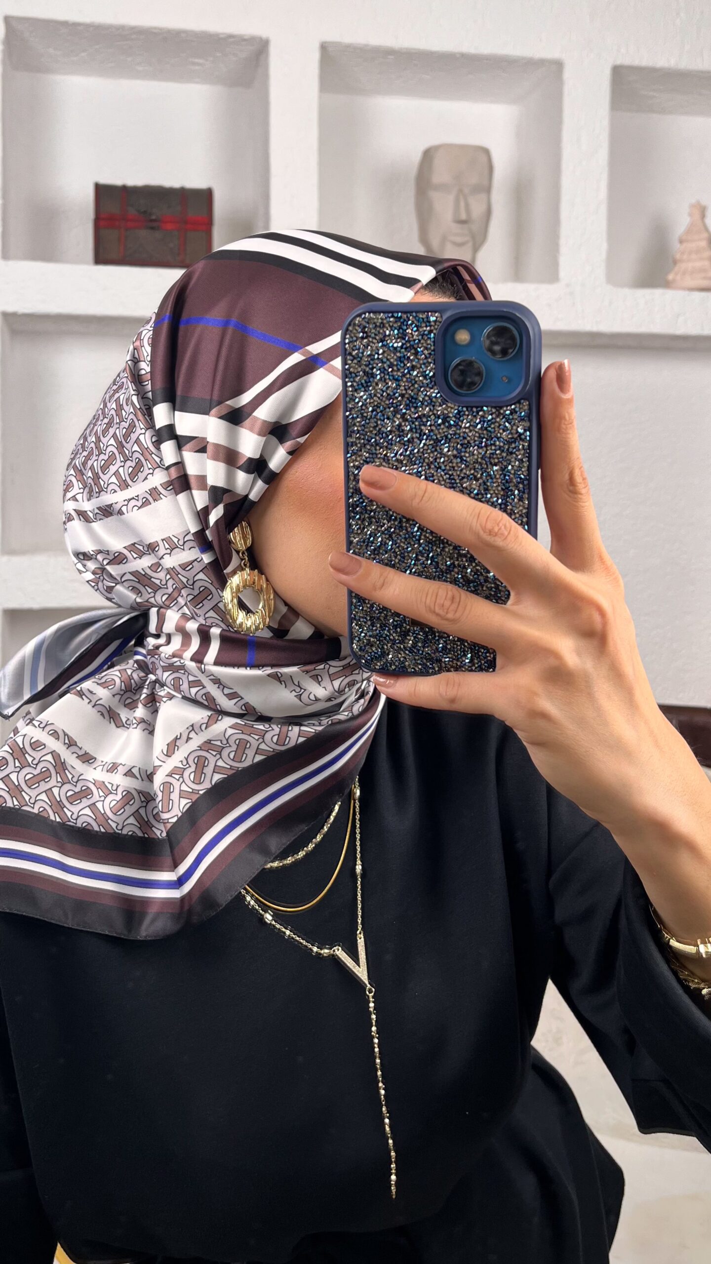 Burberry Vual İpek Eşarp-6203162-Acıkahve - Görsel 2