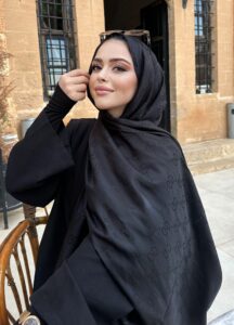 G Desen Pamuk İpeksi Jakar Şal 908204 - Siyah