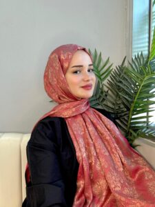 Hürrem Sultan Kendinden Dokulu Çift Taraflı Şal-2000-Gül Narı