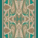 Yeni Etnik Pamuk Soft Şal 65301 -Yeşil