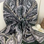 Etro Pamuk İpek Şal 987654- ZÜMRÜT