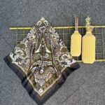 Etro Desen Pamuk Soft Eşarp 27091 -Yağ  Yeşili