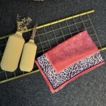 Leopar Detaylı Pamuk İpek Şal-456654-Somon