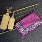 Leopar Detaylı Pamuk İpek Şal-456654-Şeker Pembe