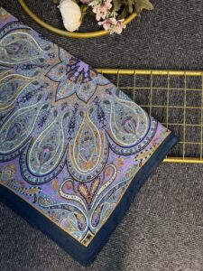 Desenname Pamuk Şal-406465-Lila