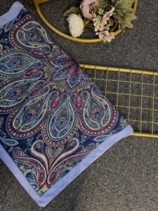 Desenname Pamuk Şal-406465-Turkuaz