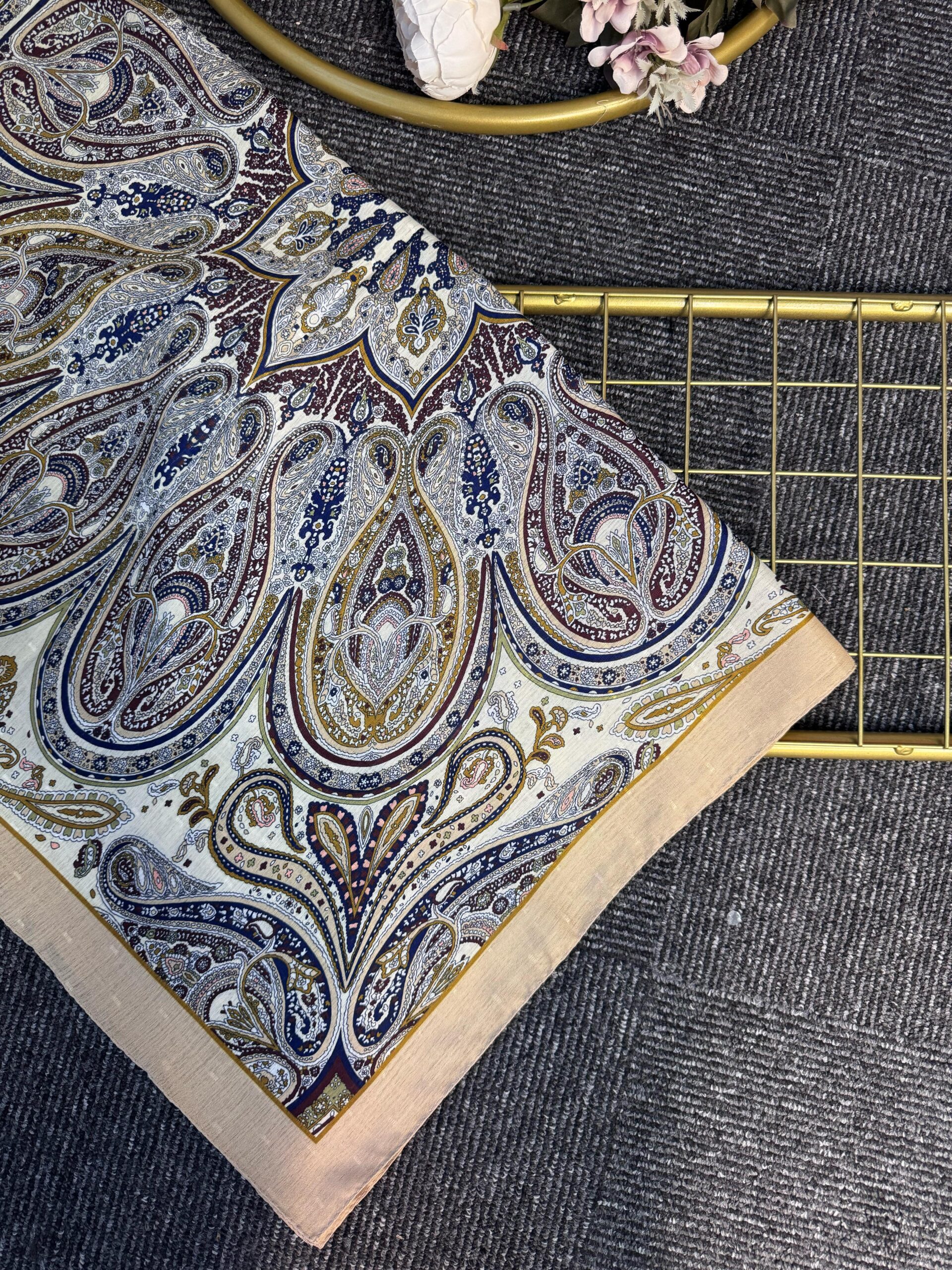 Desenname Pamuk Şal-406465-Bej