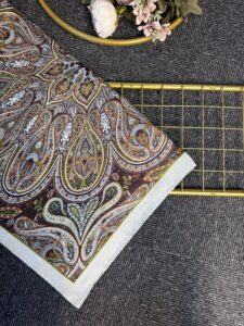 Desenname Pamuk Şal-406465-Ekru