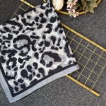 Gölge Motif Pamuk Şal-383561-Taş