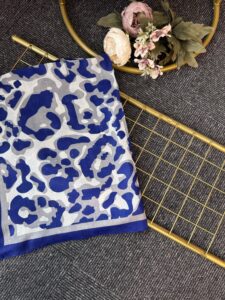 Gölge Motif Pamuk Şal-383561-Saks