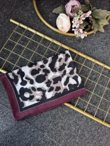 Gölge Motif Pamuk Şal-383561-Acıkahve