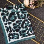 Gölge Motif Pamuk Şal-383561-Zümrüt