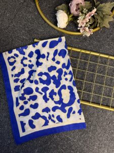 Gölge Motif Pamuk Şal-383561-Saks Krem