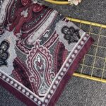 Rüya Sarayı Pamuk Şal-900080-Bordo