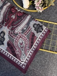 Rüya Sarayı Pamuk Şal-900080-Bordo