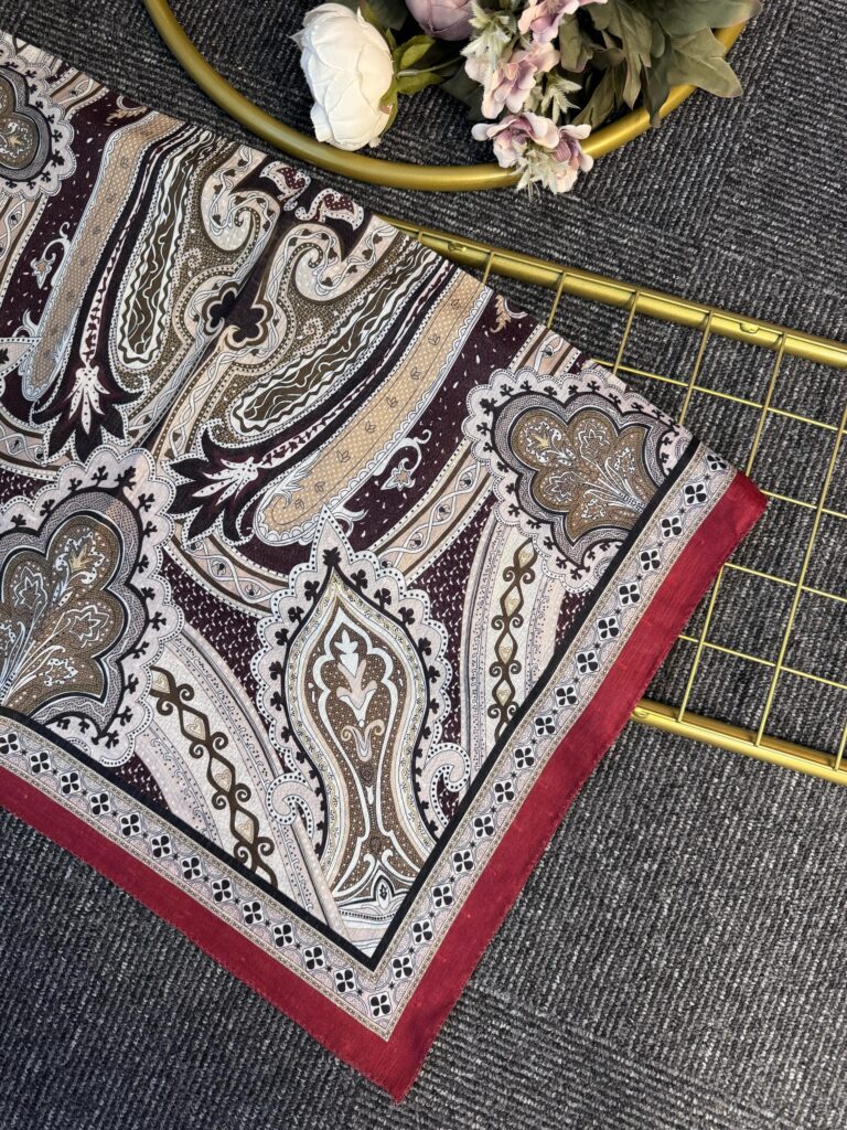 Rüya Sarayı Pamuk Şal-900080-Kırmızı