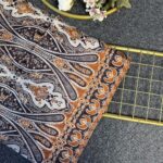 Retro Rüzgarı Pamuk Soft Şal-089605-Tarçın