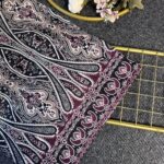 Retro Rüzgarı Pamuk Soft Şal-089605-Bordo