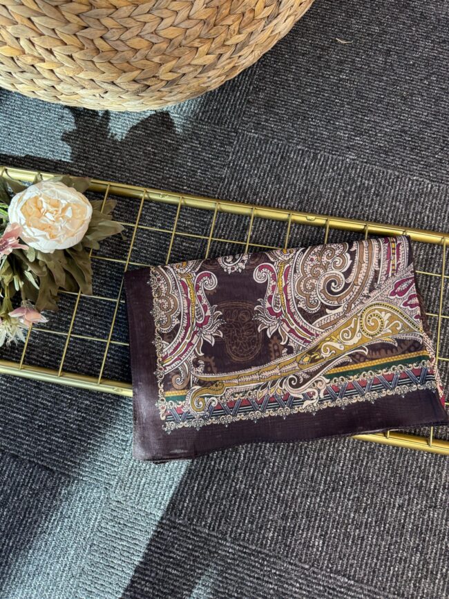 Saray Yolu Naturel Pamuk-678345-Acıkahve