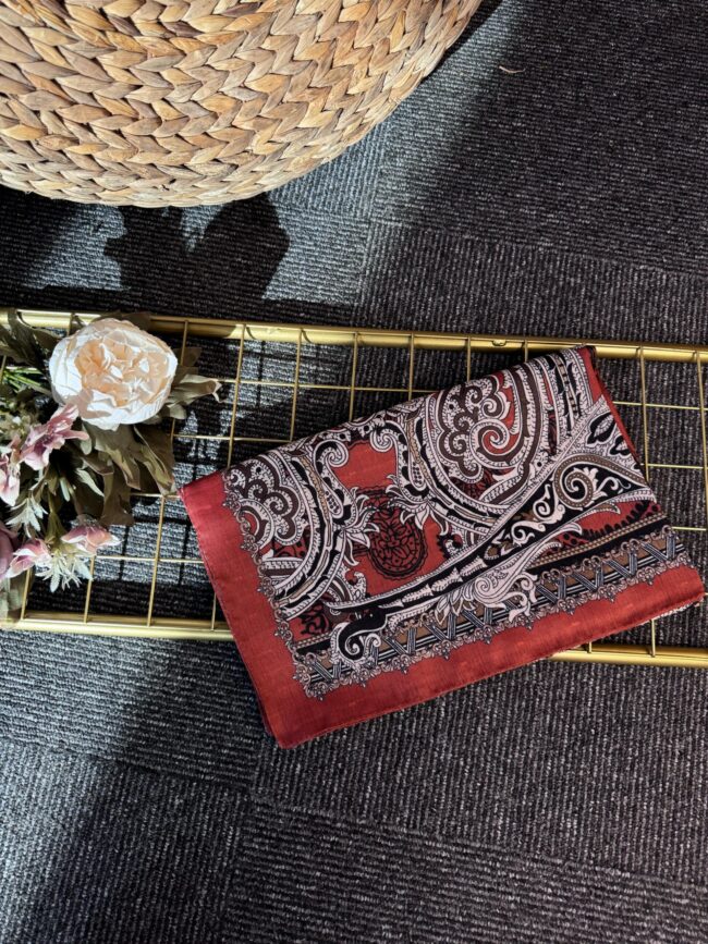 Saray Yolu Naturel Pamuk-678345-Kiremit