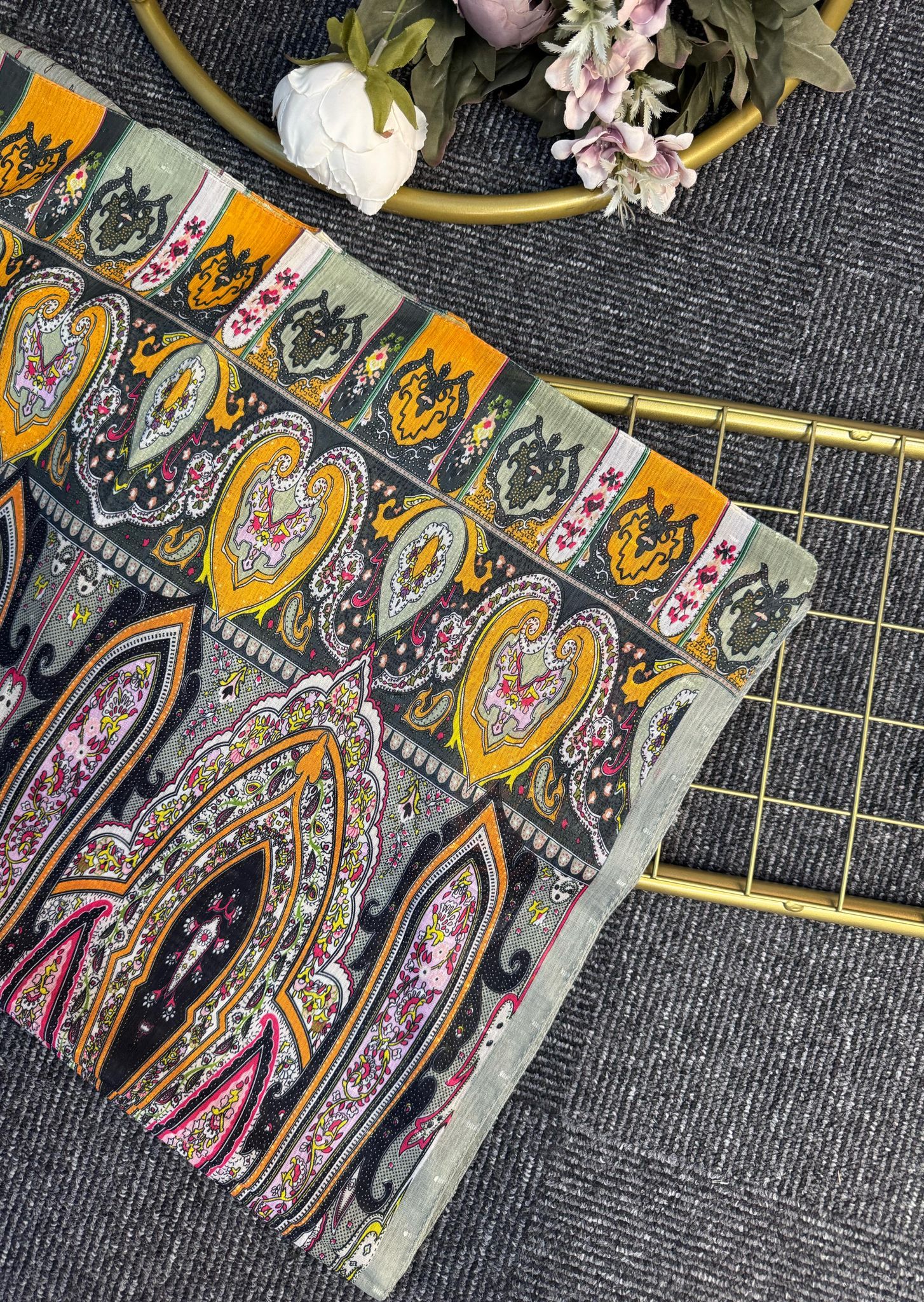 Solina Doğal Pamuk  Şal -465144-Misyeşil