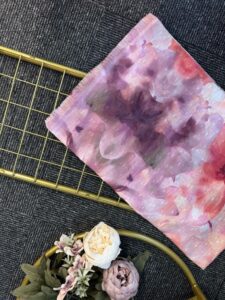 Floral Paısley Naturel Pamuk Desen Şal -741852-Soleya