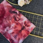 Floral Paısley Naturel Pamuk Desen Şal -741852-Meyve Çiği