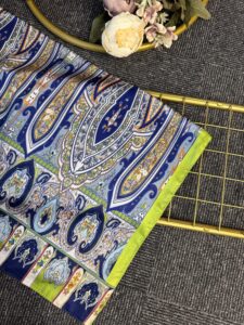 Anka Desen Vual İpek Şal-768568-Lime