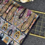 Anka Desen Vual İpek Şal-768568- Camel