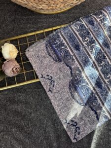 Gölgede Zarafet Pamuk Şal-545765-Petrol