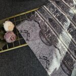 Gölgede Zarafet Pamuk Şal-545765-Füme